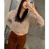 ニットカーディガン ジップアップ フード付き | VIVID LADY | 詳細画像24