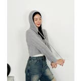 ニットカーディガン ジップアップ フード付き | VIVID LADY | 詳細画像11