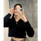 ニットカーディガン ジップアップ フード付き | VIVID LADY | 詳細画像35