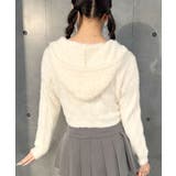 ニットカーディガン ジップアップ フード付き | VIVID LADY | 詳細画像43