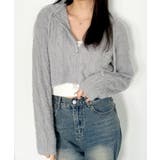 ニットカーディガン ジップアップ フード付き | VIVID LADY | 詳細画像13