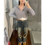 ニットカーディガン ジップアップ フード付き | VIVID LADY | 詳細画像16