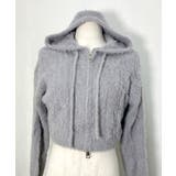 ニットカーディガン ジップアップ フード付き | VIVID LADY | 詳細画像6