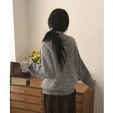 メランジカラー ヘンリーネック ニットプルオーバー | VIVID LADY | 詳細画像26 