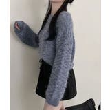 ミックスカラー ボートネックニット | VIVID LADY | 詳細画像17 