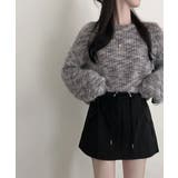 ミックスカラー ボートネックニット | VIVID LADY | 詳細画像6 