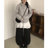 リブフード ハイネック ニットパーカー | VIVID LADY | 詳細画像26 