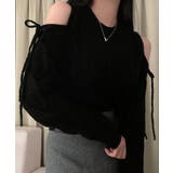 肩開きリボンニット レディース 秋 | VIVID LADY | 詳細画像17 