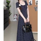 ヘンリーネック 小花柄 ロングワンピース | VIVID LADY | 詳細画像5