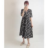 Vネック 花柄 フレア カシュクールワンピース | VIVID LADY | 詳細画像11