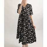 Vネック 花柄 フレア カシュクールワンピース | VIVID LADY | 詳細画像14