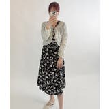 Vネック 花柄 フレア カシュクールワンピース | VIVID LADY | 詳細画像19