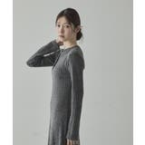 ヘンリーネックリブニットワンピース | VIVID LADY | 詳細画像16 