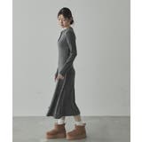 ヘンリーネックリブニットワンピース | VIVID LADY | 詳細画像21 