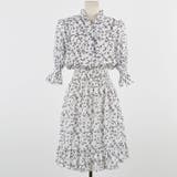 アイボリー | 花柄ワンピース 花柄ワンピース 白花柄ワンピース | VIVID LADY