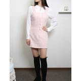 春ツイードビスチェワンピースショート丈 レディース 長袖 | VIVID LADY | 詳細画像21