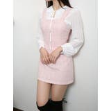 春ツイードビスチェワンピースショート丈 レディース 長袖 | VIVID LADY | 詳細画像22