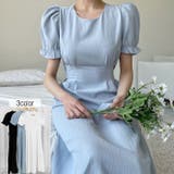 フリルパフピンタックロングワンピース 全3色 半袖 | VIVID LADY | 詳細画像1