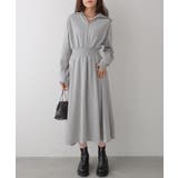 ハーフジップ スウェットワンピース | VIVID LADY | 詳細画像6