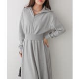 ハーフジップ スウェットワンピース | VIVID LADY | 詳細画像12