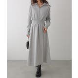 ハーフジップ スウェットワンピース | VIVID LADY | 詳細画像4