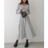 ハーフジップ スウェットワンピース | VIVID LADY | 詳細画像1