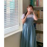 春デニムロングワンピース キャミソール 春ワンピース | VIVID LADY | 詳細画像22 
