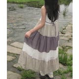 レース×チェック切替 キャミロングワンピース | VIVID LADY | 詳細画像13 