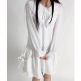 サイドリボン ティアード ノースリーブワンピース | VIVID LADY | 詳細画像8