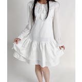 サイドリボン ティアード ノースリーブワンピース | VIVID LADY | 詳細画像2