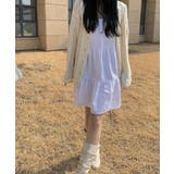 リボンストラップ ティアードミニワンピース | VIVID LADY | 詳細画像6 
