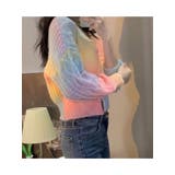 グラデーションニットカーディガン 長袖 全３色 | VIVID LADY | 詳細画像9 