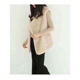 シンプルなデザインのファーベスト レディース エコファー | VIVID LADY | 詳細画像12