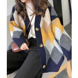 ネイビー | カーディガン ニットカーディガン ニット | VIVID LADY