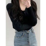 パステルカラー リブ vネック | VIVID LADY | 詳細画像18