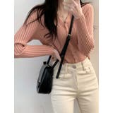 パステルカラー リブ vネック | VIVID LADY | 詳細画像8