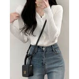 パステルカラー リブ vネック | VIVID LADY | 詳細画像11