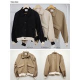 ショート丈配色シャツジャケット レディース 秋アウター | VIVID LADY | 詳細画像15