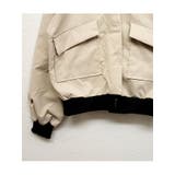 ショート丈配色シャツジャケット レディース 秋アウター | VIVID LADY | 詳細画像6