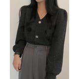 ツイードvネックパフシャーリングジャケットレディース 秋 ツイード | VIVID LADY | 詳細画像16