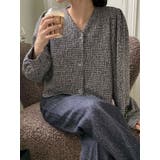 ツイードvネックパフシャーリングジャケットレディース 秋 ツイード | VIVID LADY | 詳細画像13