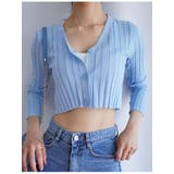 クロップドリブカーディガン長袖 Y2K 全5色 | VIVID LADY | 詳細画像10