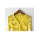 クロップドリブカーディガン長袖 Y2K 全5色 | VIVID LADY | 詳細画像6