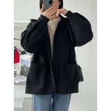 ブラック | 軽やかテーラーコートハーフ丈 全2色 レディース | VIVID LADY