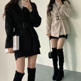 ベルト付きラップハーフジャケット 全2色 レディース | VIVID LADY | 詳細画像1