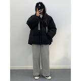 配色フード付き中綿ジャケット レディース アウター | VIVID LADY | 詳細画像15 