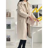 ふわふわとムード感シングルロングコート 全3色 レディース | VIVID LADY | 詳細画像3