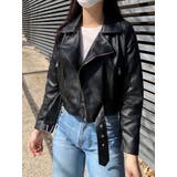 春ベルト付きレザージャケット 全4色 レディース | VIVID LADY | 詳細画像14