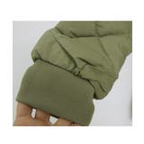 ゆとりのあるサイズのキルティングジャンパー レディース ノーカラーアウター | VIVID LADY | 詳細画像7