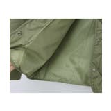 ゆとりのあるサイズのキルティングジャンパー レディース ノーカラーアウター | VIVID LADY | 詳細画像8